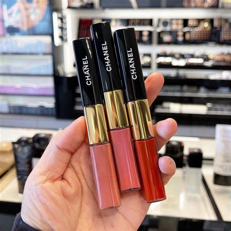 rouge duo chanel|Chanel liquid lipstick gloss duo.